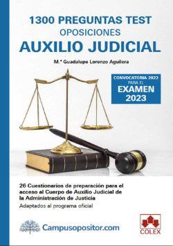 1300 PREGUNTAS TEST OPOSIONES AUXILIO JUDICIAL 2º ED