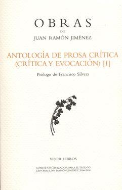 O.C. JUAN RAMON JIMENEZ ANTOLOGIA DE PROSA (I)